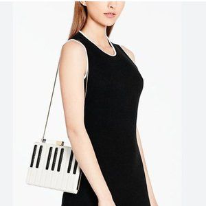 Kate Spade Emanuelle Fancy Footwork Piano Keys Clutch Novelty Purse Bag nwt